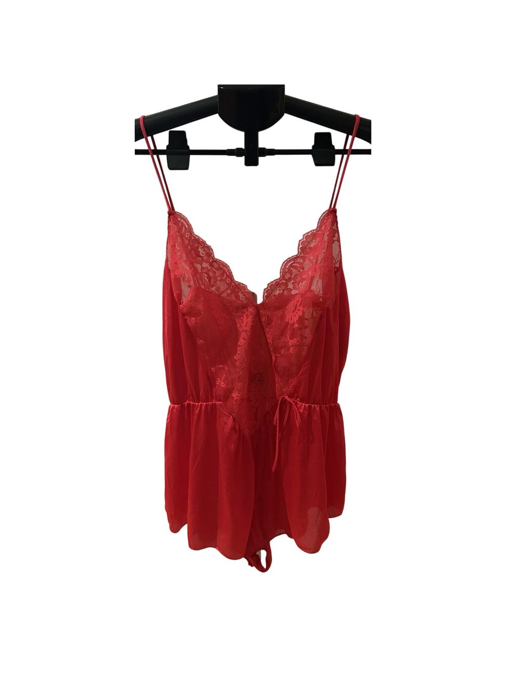 NWT Cinestar Red Satin Teddy size M